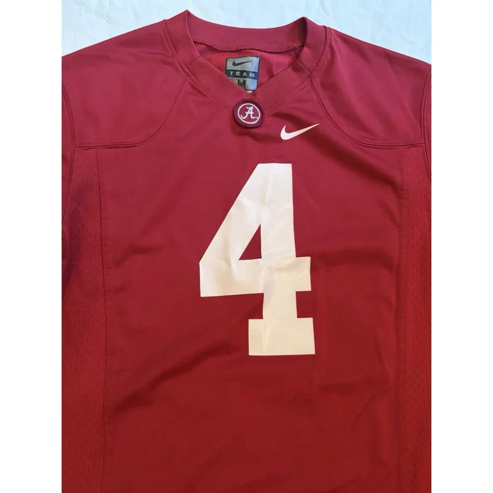 Nike Alabama Crimson Tide Jersey Boy's Medium Crimson Red Jalen Milroe